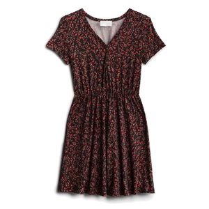 French Grey Knit Dress - Size M